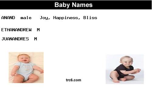 ethanandrew baby names